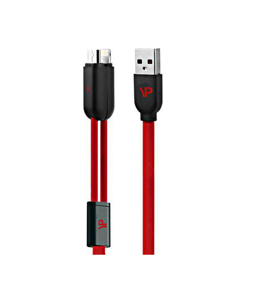 Young Pioneer - Magnetic 2 In 1 USB Android Cable - Red - MPTAL00387386